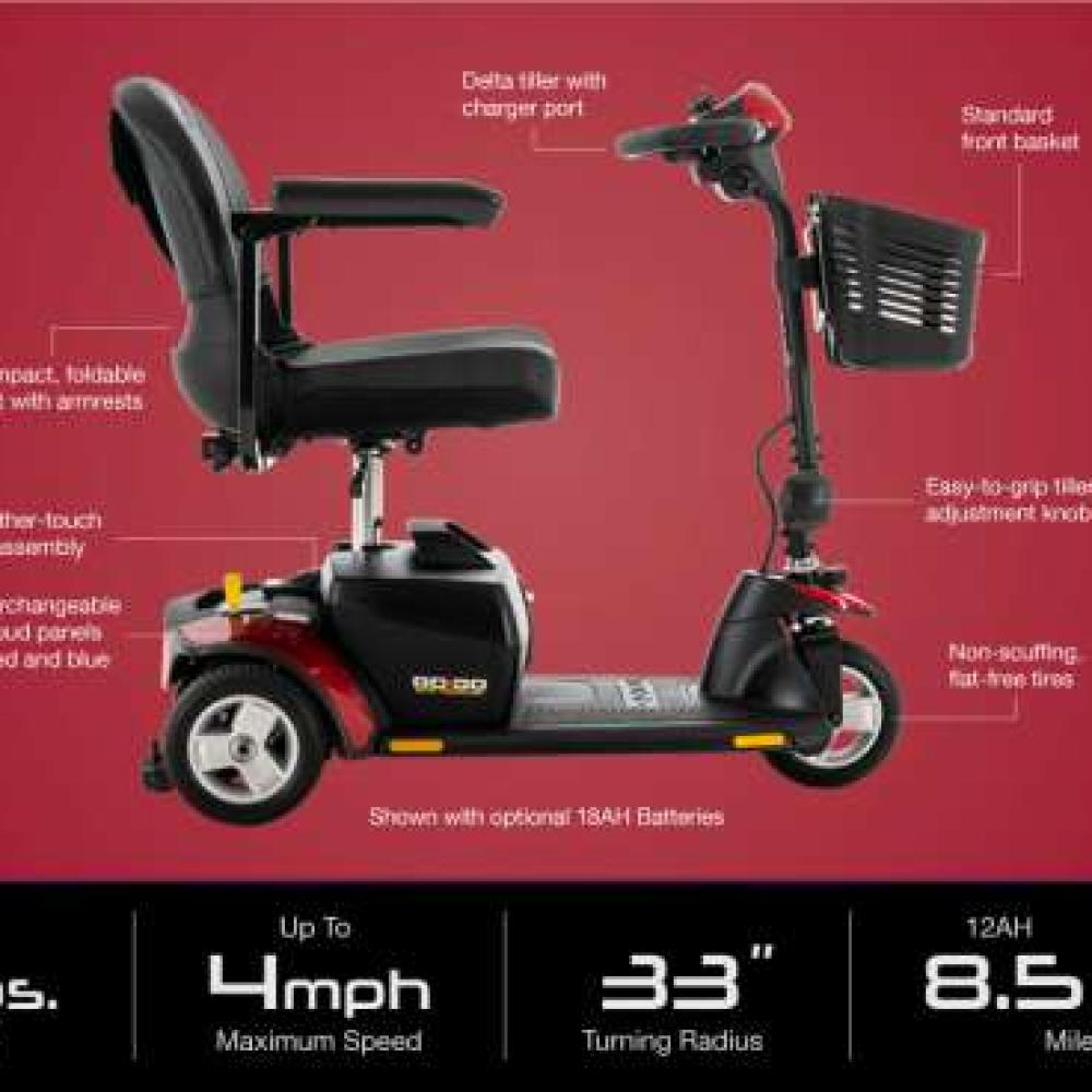 Go-Go Elite Traveller 3-Wheel Specs