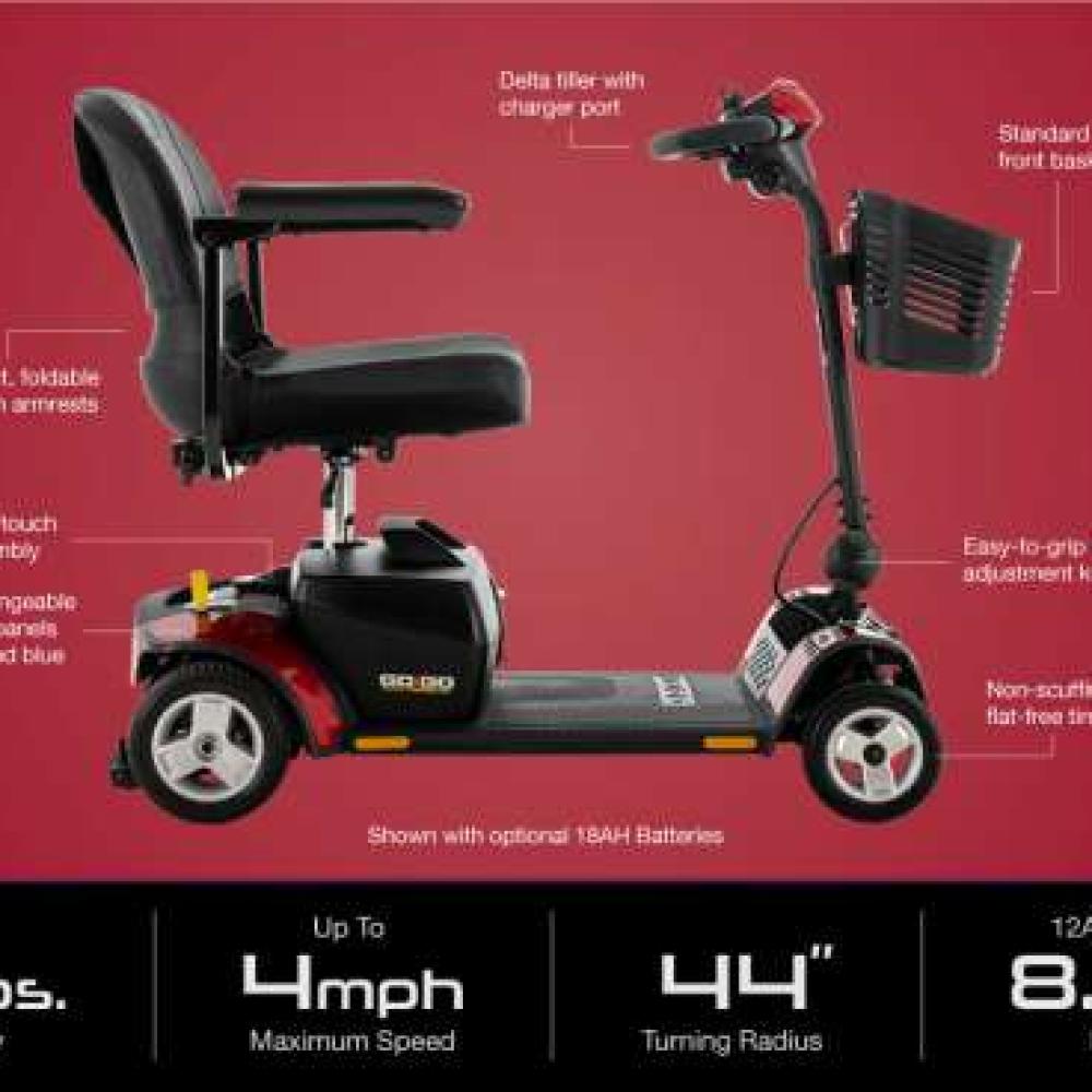 Go-Go Elite Traveller 4-Wheel Scooter Specs