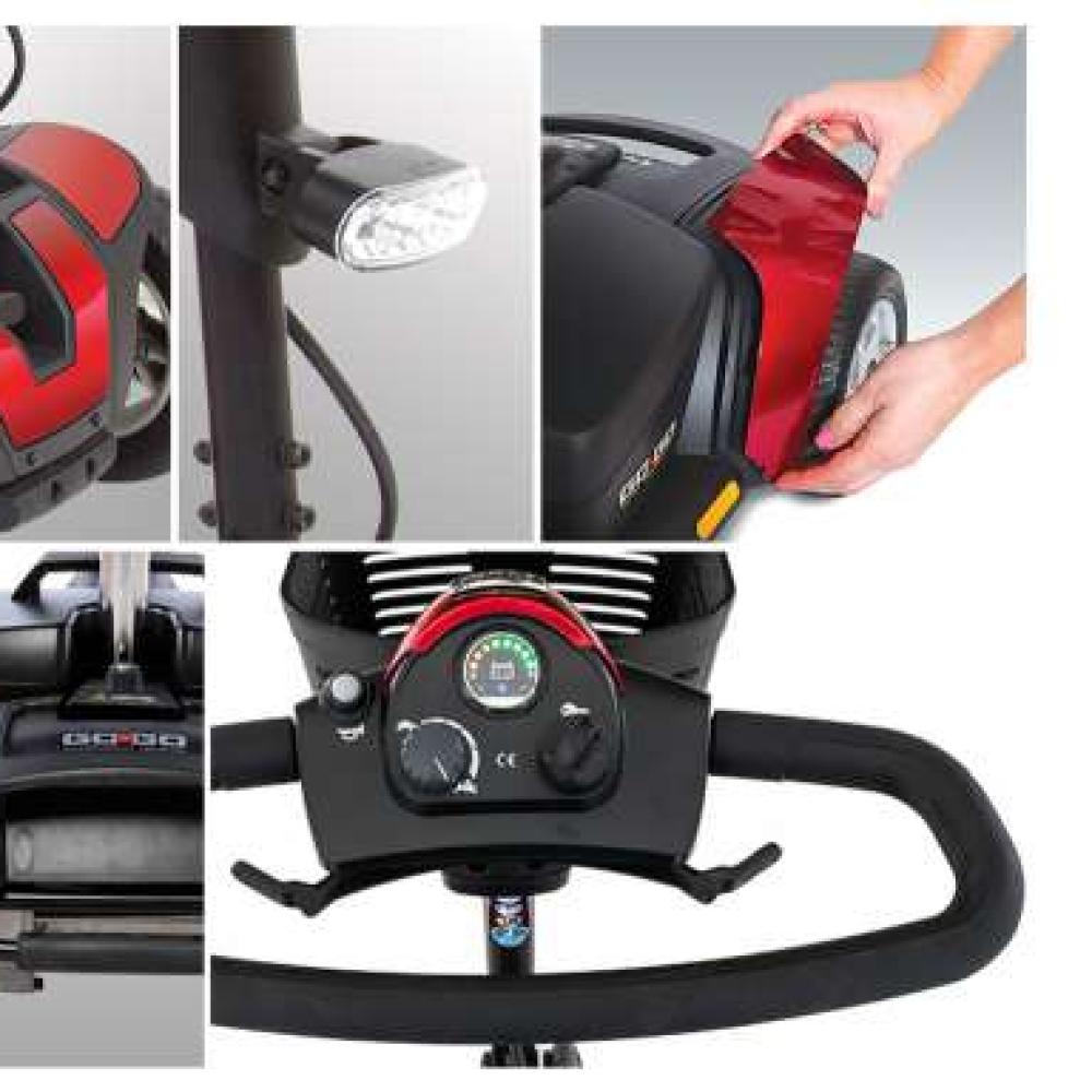 Go-Go Sport 4-Wheel Scooter Features