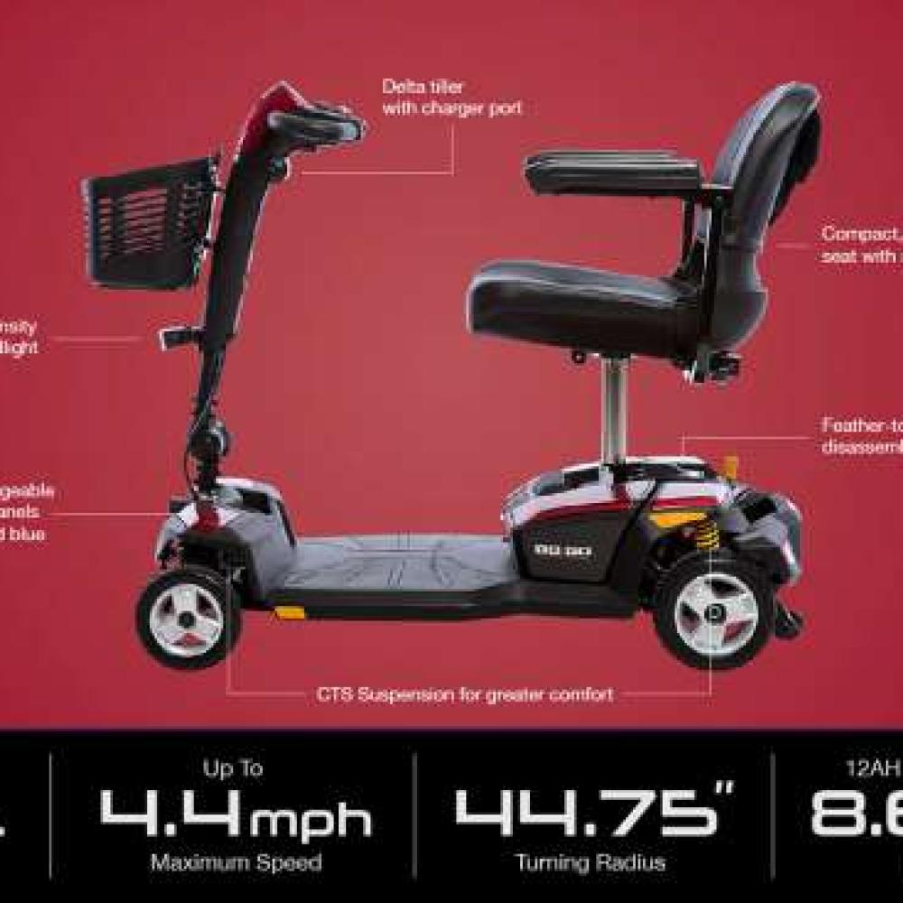 Go-Go LX with CTS Suspension 4-Wheel Scooter Specs