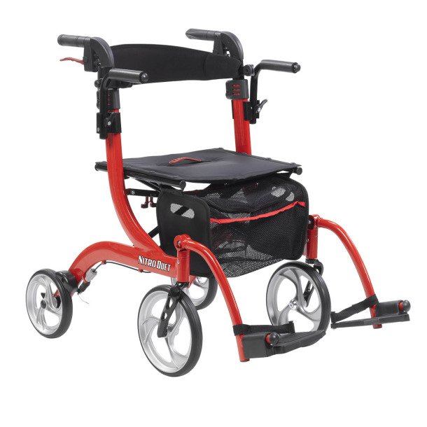 Image for product drive™ Nitro Duet 4 Wheel Rollator / Transport Chair
