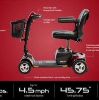 Go-Go Elite Traveller Plus 4-Wheel Scooter Specs