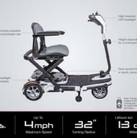 Go-Go Folding 4-Wheel Scooter Specs
