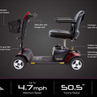 Go-Go Sport 4-Wheel Scooter Specs