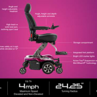 Jazzy Air 2 Specs
